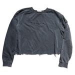 Phenomenal Black Lives Matter Embroidered Sweatshirt Gray Medium Cropped Photo 3