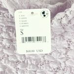 Free People INTIMATELY  Lavender Sheer Long Sleeves Mock Neck Bodysuit Size Small Photo 6