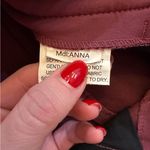 R.J. Classics Gulf Front Zip Natural Rise Knee Patch Maroon and Tan Breeches Purple Size 28 Photo 4