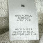 Cherokee  Women's m Short Sleeve striped Sweater button down Blue yellow White Photo 3