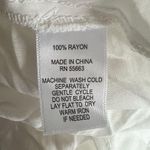 For Cynthia Anthropologie’s White Top Swim Cover Up Handkerchief Hem Size L NWT Photo 7