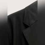 ZARA  NWT dark gray belted v neck collared mini blazer dress Photo 6