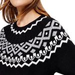 Loft NWT,  Fair Isle Sweater Dress, Sz S Photo 2