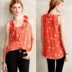Anthropologie Maeve Aurelie Orange City Buildings Top Photo 5