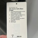 Lululemon All Yours Tank Maxi Dress Dark Olive Size 6 Photo 3