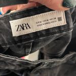 ZARA WOMENS BLACK DENIM JEAN SKIRT SKORT MEDIUM Photo 4