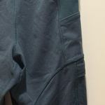 Lululemon Cargo Jogger Leggings Zipper Ankle Teal Blue Green Like New 4 Photo 3