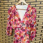 Julia Jordan  Pink‎ Floral Cutout Back Midi Dress Size 14 Photo 3