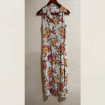 Victoria's Secret Vintage | Victoria’s Secret VS tropical floral button front collared sheer dress Photo 6