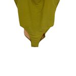 J.Crew  Ribbed Squareneck One-Piece Swimsuit Textured‎ Green Size 14 Photo 4
