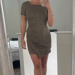 Bloomingdales Olive Green Dress Photo 0