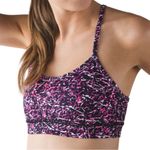 Lululemon Flow Y Bra IV Mini Ripple Boom Juice Multi / White Photo 0