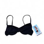 Kathy Ireland Y2k deadstock textured black bikini top Photo 1