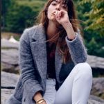 Sézane  x Madewell Octave Blazer Coat Gray Wool Blend XXS EUC Photo 9