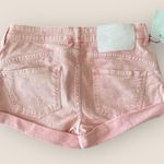 Fiorucci  | Pink Denim Cuffed Shorts | Size 27 | NWT Photo 5