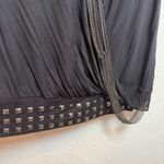 Funky Metal Chain Black Sleeveless Shirt Size M Photo 1