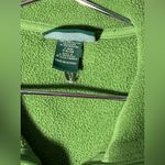 Y2k 90.s L.L. Bean Vibrant Green Fleece Women's Mountain Classic Fleece Vest Size L Photo 6