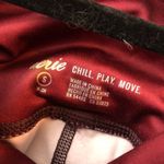 Aerie Womens Leggings Zebra Stripe Ombre Red S Photo 2