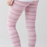 Lululemon Women’s Wunder Under Pant III Luxtreme Leggings Pink Cyber Stripe 8 Photo 0