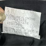 Saint Laurent Vintage 38 YSL Yves  rive gauche Black Silk blend Skirt w/pockets Photo 7