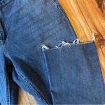 Ellos Womens 22 Jeans High Waisted Raw Hem Plus Size Comfortable Casual Blue Photo 6