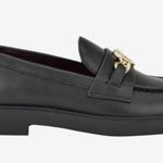 Tommy Hilfiger NEW Women’s Size 7.5 Black Terina Faux Leather Loafers Photo 4