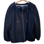 Vera Wang Simply  women's medium black coat, pit to pit 25", length 25" Photo 0