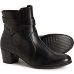 Ecco  Black Leather Shape M35 Ankle Boots Size 6 - 6.5 NWOT Photo 1