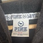 PINK - Victoria's Secret Y2K PINK Victoria’s Secret black zip up love pink sequin jacket size small Photo 5