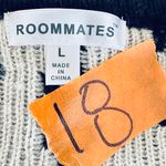 Roommates Sweater Cropped Womens Size L Multi Color Photo 6