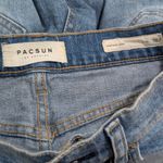 PacSun Light Blue Ankle Jeans with Black Stripes Photo 3