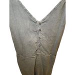 Cloth & Stone  Anthropologie Women Large Romper Grey Blue Washed Denim Sleevless‎ Photo 1