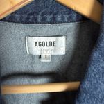 AGOLDE  Charli Sleeveless Button Front Denim Trucker Jean Vest Size Small Photo 9