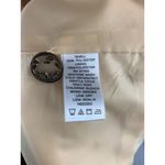 Susan Graver XS Womens Blazer Jacket Satin Look Polyester Beige Photo 4