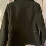 st. john's bay  Quilted Jacket Green Women Size L LIKE NEW Photo 5