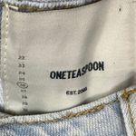 One Teaspoon NEW Hooligans High Waisted Distressed Straight Jeans Size 26 Brando Photo 5