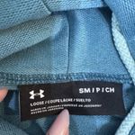 Under Armour Sweatshirt Womens Green Funnel Neck Loose Pullover Sweater Small Photo 2