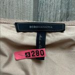 BCBGMAXAZRIA  Blush Pink Lace Mini Dress Photo 1