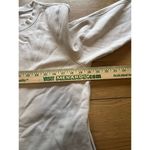 Athleta  Retroplush Crewneck Sweatshirt Women Size Medium Beige Preppy Athleisure Photo 4