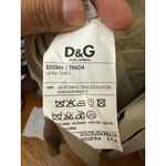 Dolce & Gabbana Lace Cotton Military Tan & Black Fitted Dress Size 44 / Medium Photo 4