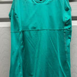 Lands' End Lot of 2  Womens Size XS Athletic Stretch Teal & Black Racerback Tanks Photo 0