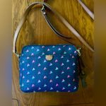 Fossil  Airplane Crossbody Bag | Geometric Airplane Print | Leather Strap Photo 0