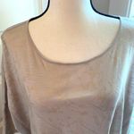 Design History || Grey/gold print boho top Photo 1