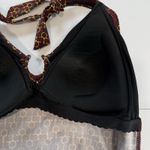 Lands End Geometric Halter Soft Cup One Piece Swimsuit Size 14 Photo 6