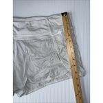 Lululemon  White Shorts Sz 12 Lined Zip‎ Back Pocket Photo 2