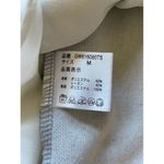 Global Work Gray Layered Long Sleeve Top with White Underlay Medium Size Photo 5