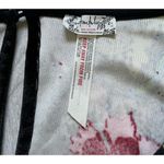 Free People Intimately  Black Floral Velvet Bodysuit, Sz S Photo 15