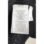 Anne Klein  Womens XL Black Sequin Open Front Cardigan Knit‎ Waterfall Going Out Photo 3