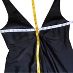 Calvin Klein Black Cocktail Dress 6 Retro 20s Minimalist Y2K  Formal Party LBD Photo 9