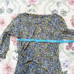 J. McLaughlin  Catalina Cloth Midi Dress Size X-Small Ruched Stretch Breathable Photo 4